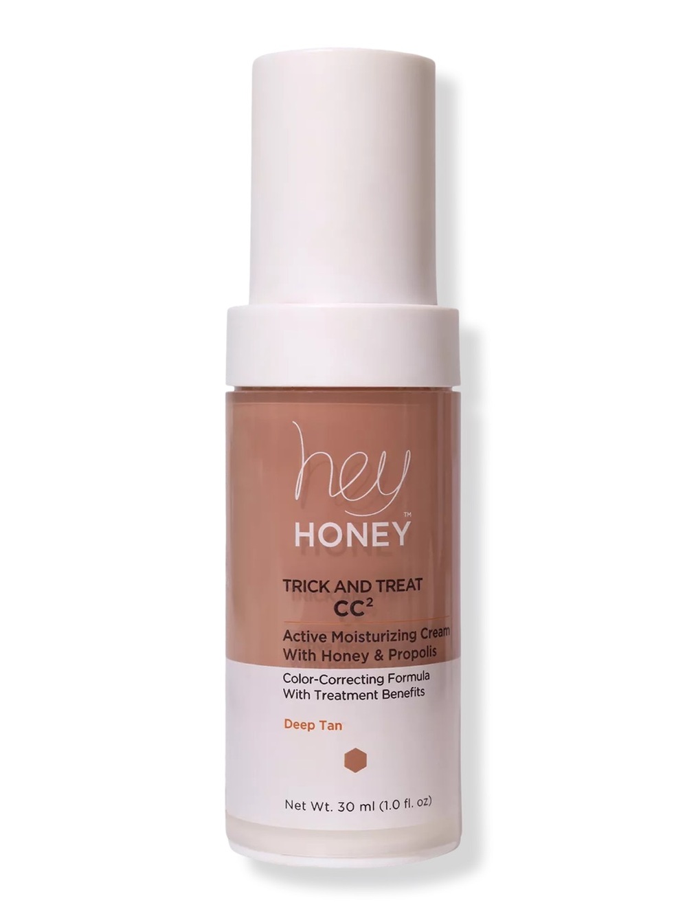 Hey Honey Trick and Treat CC2 Active Moisturizing Cream — Deep Tan